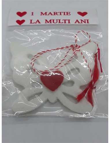 Martisor fluturas cu inimioara