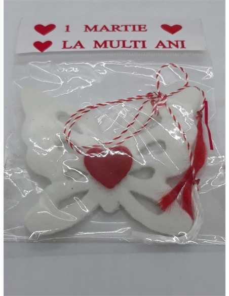 Martisor fluturas cu inimioara