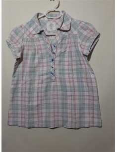 Bluza in carouri tip camasa pentru fetite H&M