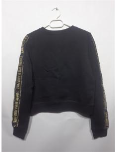 Bluza sport pentru fete cu imprimeu paiete Emoji 2
