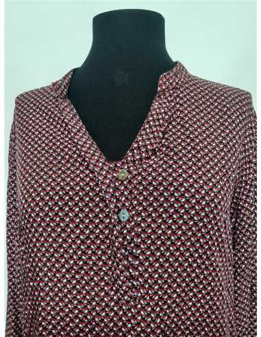 Bluza dama multicolora cu maneca lunga Vintage Dressing