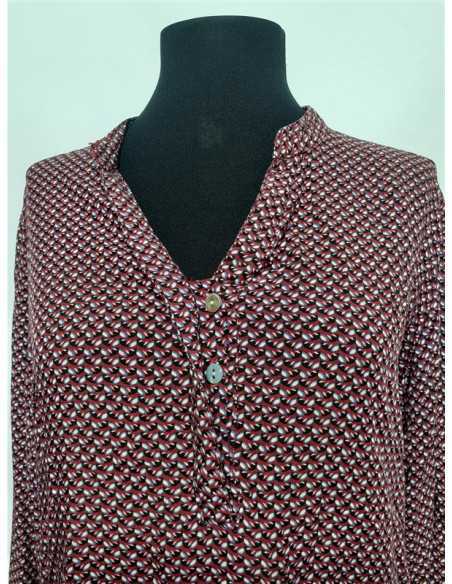 Bluza dama multicolora cu maneca lunga Vintage Dressing