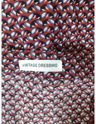 Bluza dama multicolora cu maneca lunga Vintage Dressing