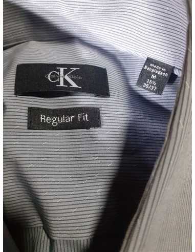 Camasa pentru barbati culoare gri cu dungi Calvin Klein marime M