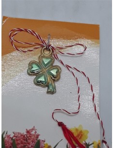Martisor cu trifoi din metal
