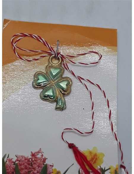 Martisor cu trifoi din metal