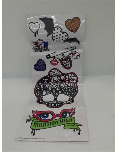 Set 25 abtibilduri diverse modele si marimi Monster High