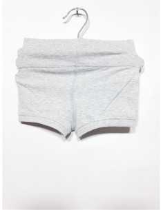 Pantaloni scurti pentru fetite culoare gri 2