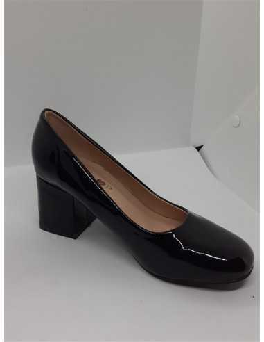 Pantofi dama cu toc culoare negru Ltop marime 35