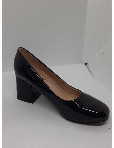 Pantofi dama cu toc culoare negru Ltop marime 35