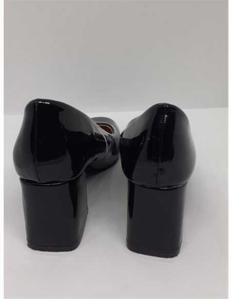 Pantofi dama cu toc culoare negru Ltop marime 35