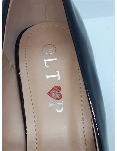 Pantofi dama cu toc culoare negru Ltop marime 35