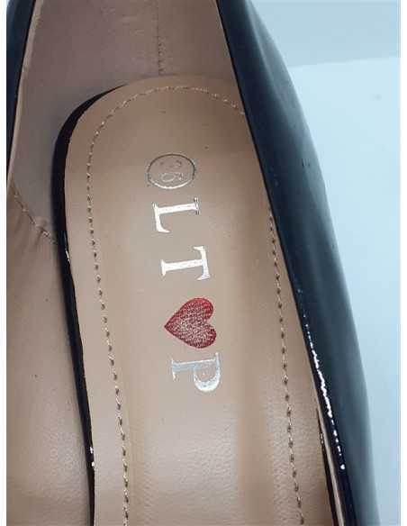 Pantofi dama cu toc culoare negru Ltop marime 35