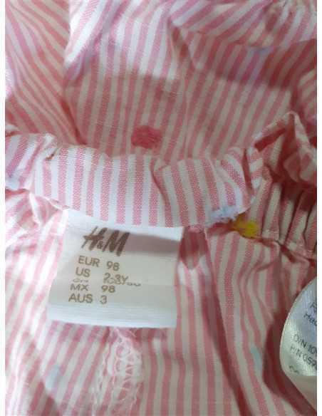 Pantaloni scurti in dungi cu buline H&M