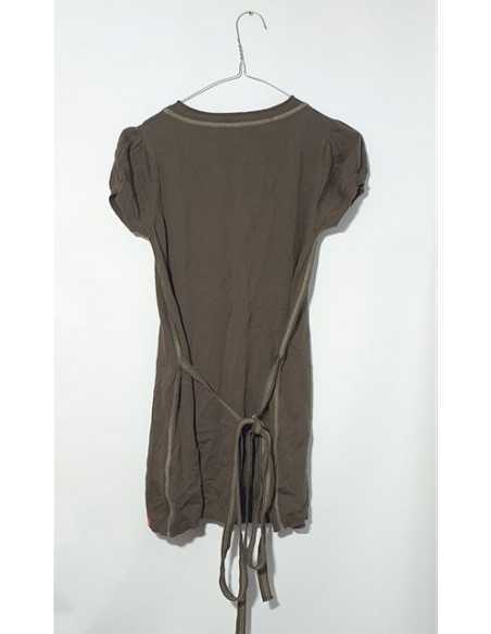 Tricou dama maro cu buzunarele si cordon EDC marimea S