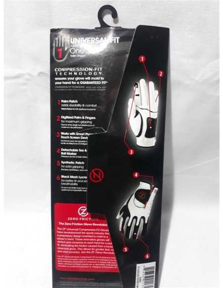 Manusa Golf Zero Friction Compression-Fit, Neagra, Mana Dreapta
