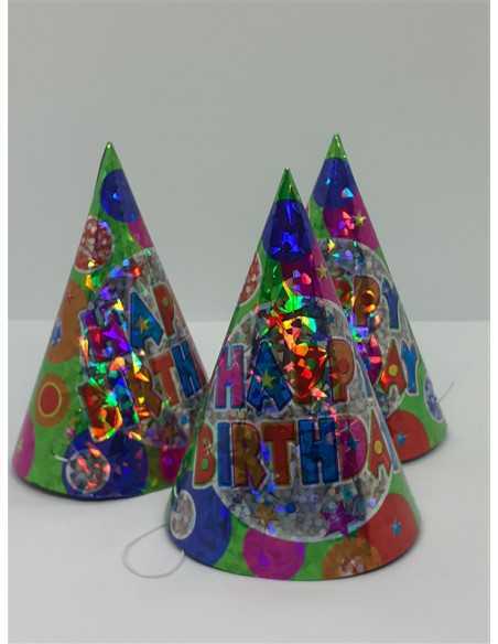 Set 3 coifuri pentru petrecere copii model Happy Birthday