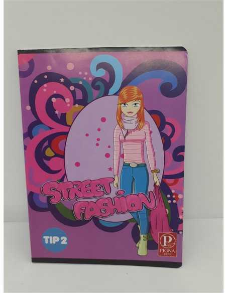 Caiet tip 2 24 file model Street Fashion Pigna