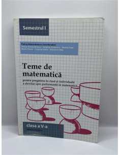 Teme de matematica clasa a V a semestrul I
