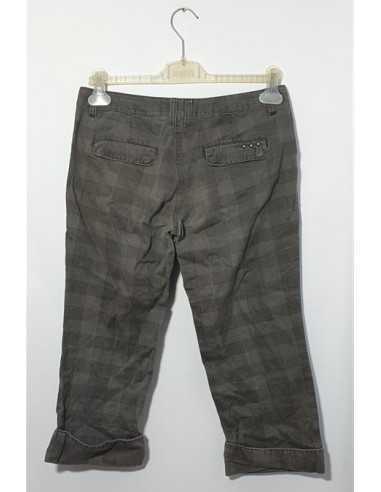 Pantaloni trei sferturi dama cu carouri Sublevel marime S
