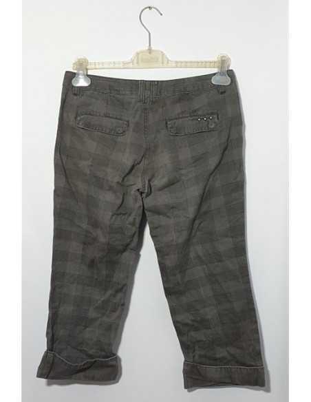 Pantaloni trei sferturi dama cu carouri Sublevel marime S