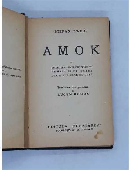 Amok, Stefan Zweig