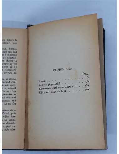 Amok, Stefan Zweig