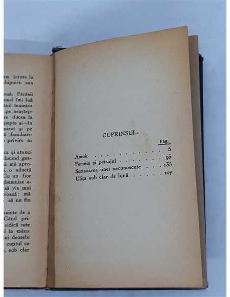Amok, Stefan Zweig