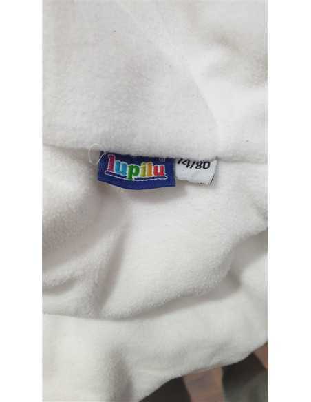 Pulover pentru copii alb cu nasturei Lupilu marimea 6 12 luni