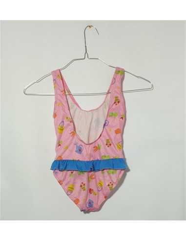 Costumas de baie fetite roz C&A marimea 3 4 ani