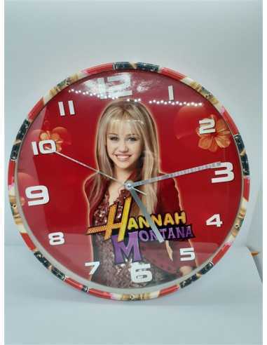 Ceas rotund pentru perete cu Hannah Montana