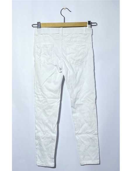 Pantaloni fetite albi cu cordon OVS marimea 8 9 ani