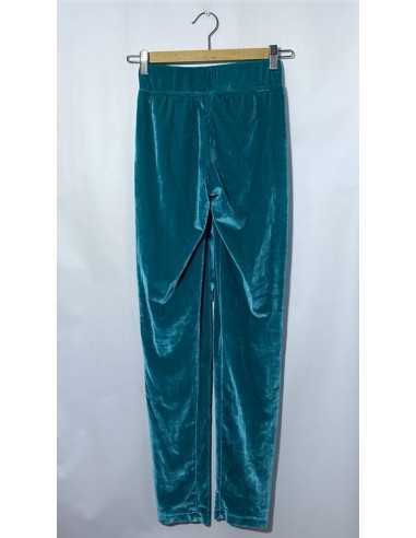 Pantaloni de trening turcuaz pentru fete K&D marimea 10 11 ani