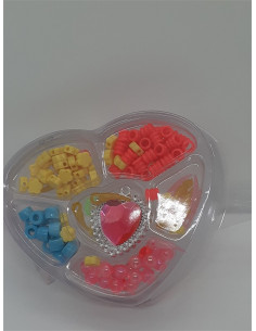 Set cu margelute si medalion pentru realizare bijuterii copii