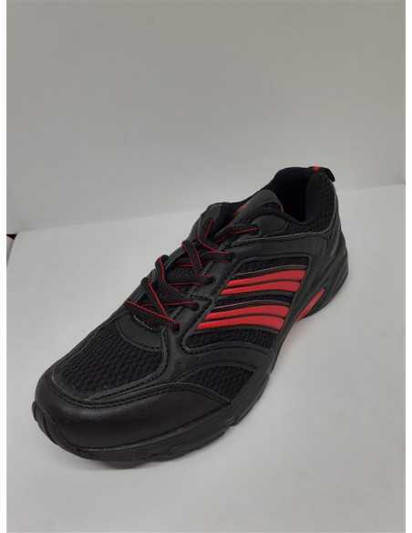 Adidasi Veer model universal culoare negru rosu marime 37