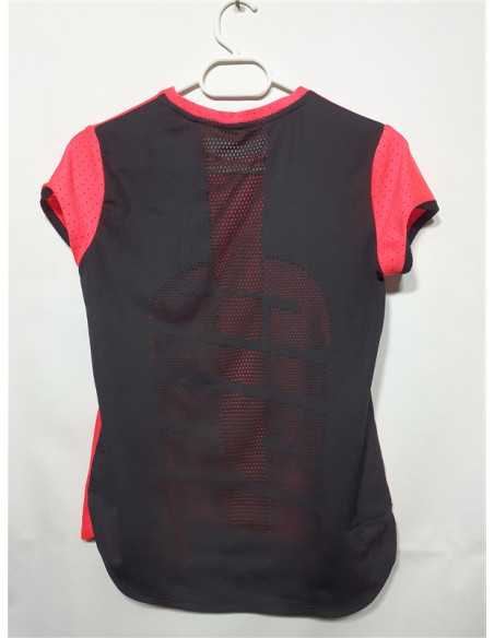 Tricou sport pentru copii culoare roz si negru