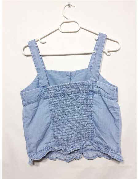 Top cu nasturi decorativi pentru fetite Zara Kids