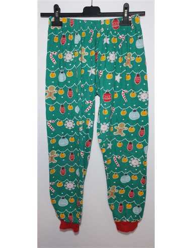 Pantaloni de pijama cu imprimeu de Craciun