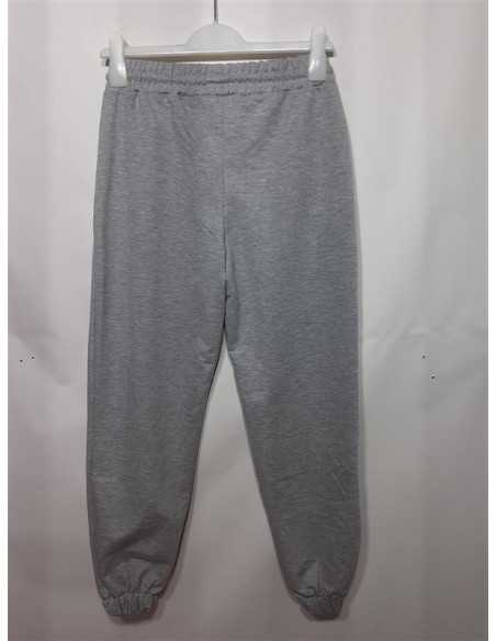 Pantaloni sport dama culoare gri cu buzunare Gio Style marime M