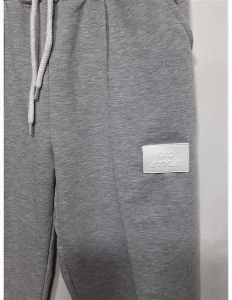 Pantaloni sport dama culoare gri cu buzunare Gio Style marime M