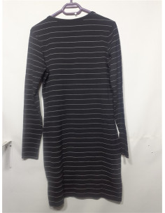 Rochita dama cu dungi H&M Basics marime M 2