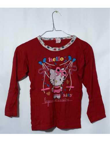 Bluzita de pijama fetite cu Hello Kitty Kids Club