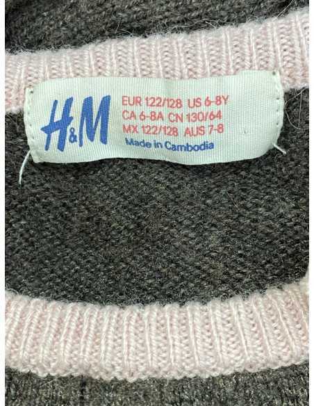 Puloveras fetite cu maneca lunga si fundita H&M