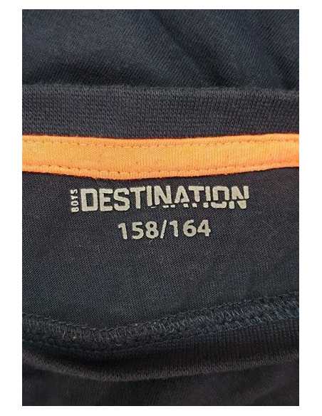 Tricou baieti albastru Destination