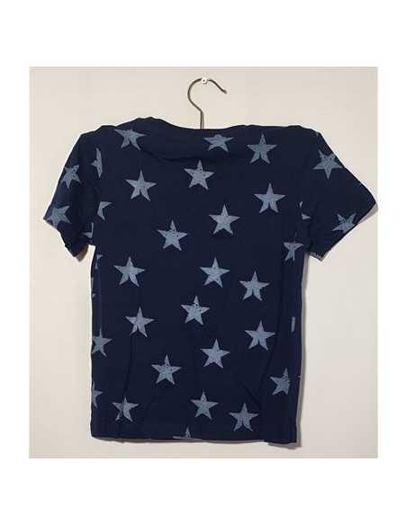 Tricou copii albastru cu stelute H&M