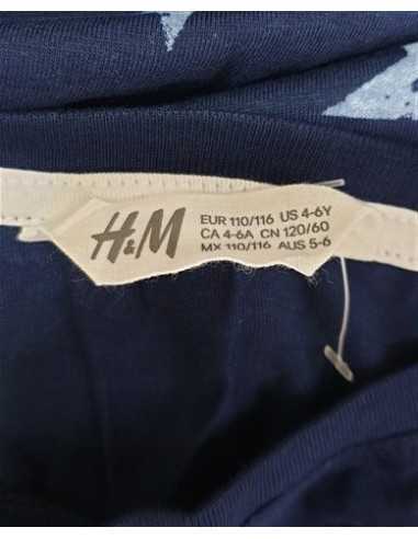 Tricou copii albastru cu stelute H&M