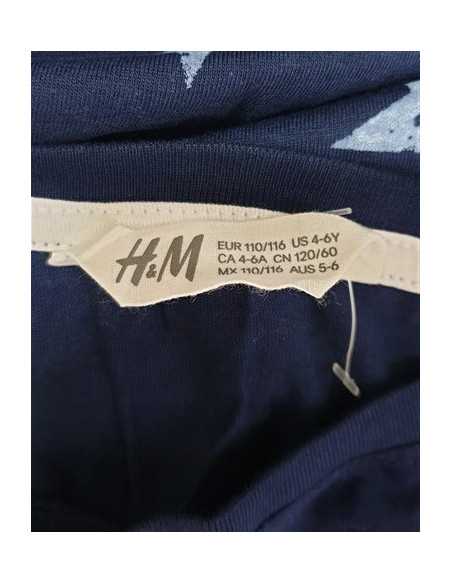 Tricou copii albastru cu stelute H&M
