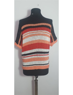 Pulover crosetat dama cu maneca scurta Steilmann 2