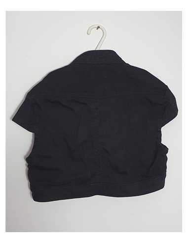 Bolero de blugi culoare negru pentru copii Stradivarius