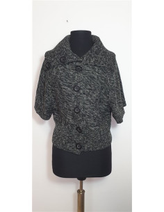 Pulover de dama tricotat cu maneca scurta Only